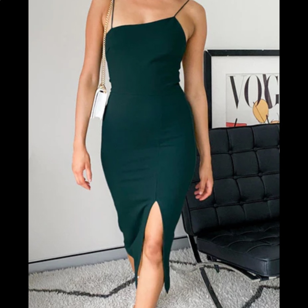 NWT Beautiful Dark Green Dress